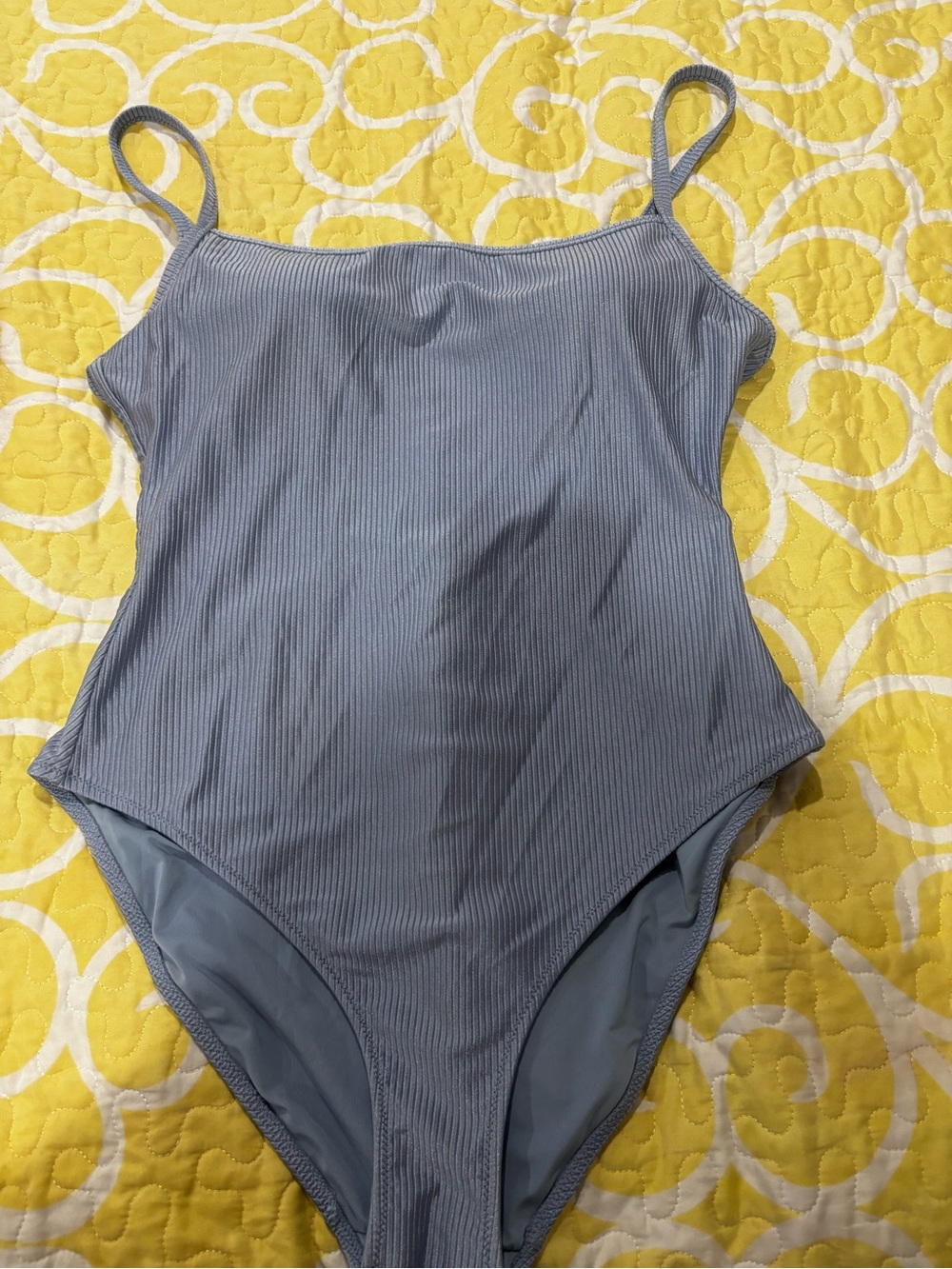AERIE Blue One-Piece Swimsuit Size L